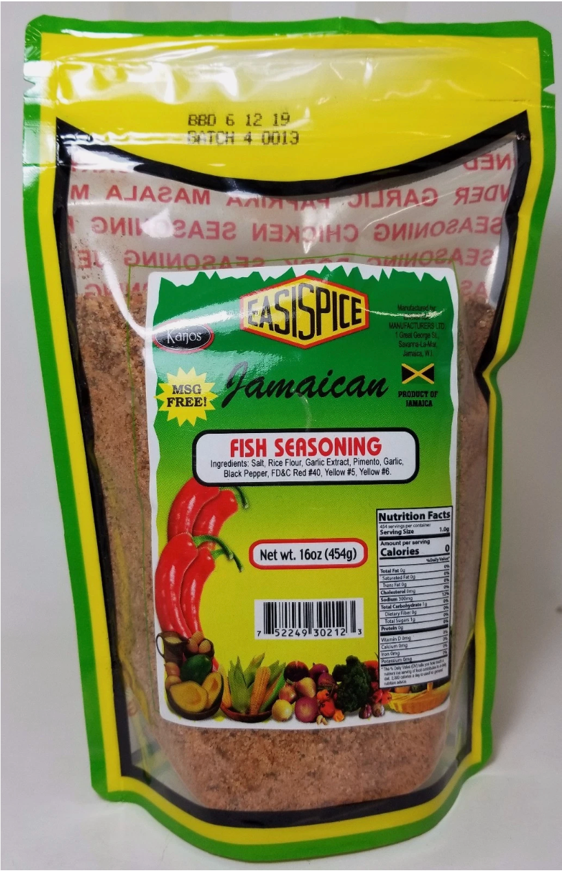 EasiSpice Fish Seasoning 16oz