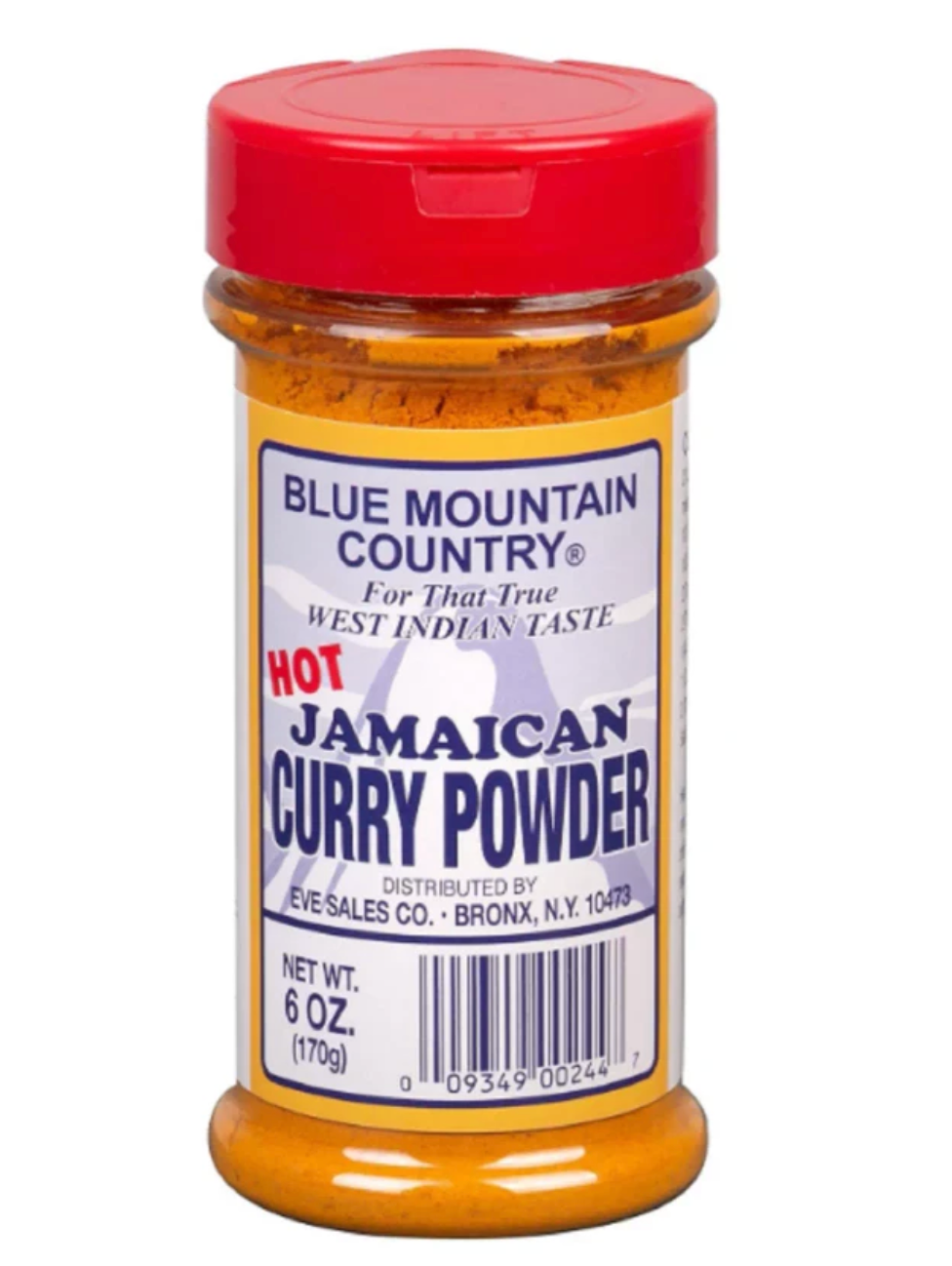 Blue Mountain Country Hot Jamaican Curry Powder 6oz