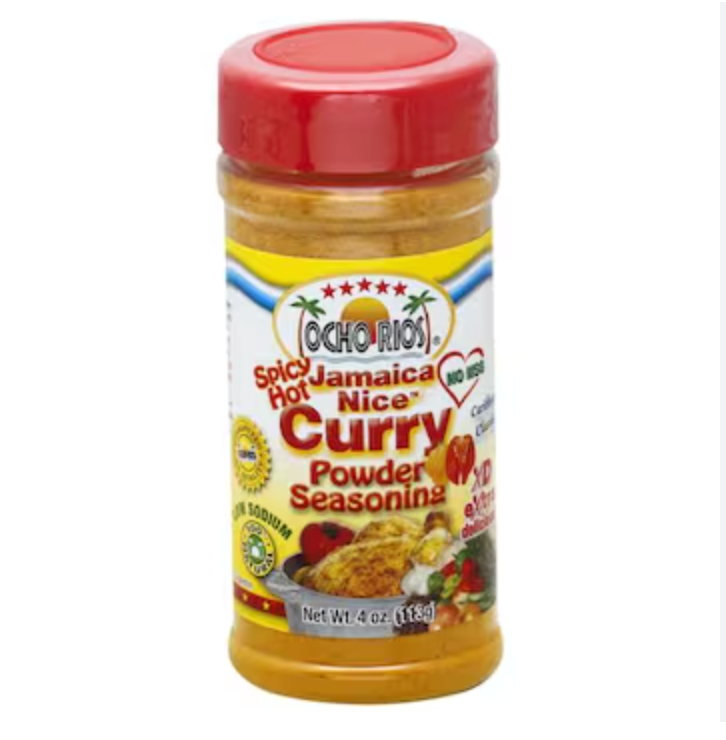Ocho Rios Spicy Hot Curry Powder Seasoning 4oz
