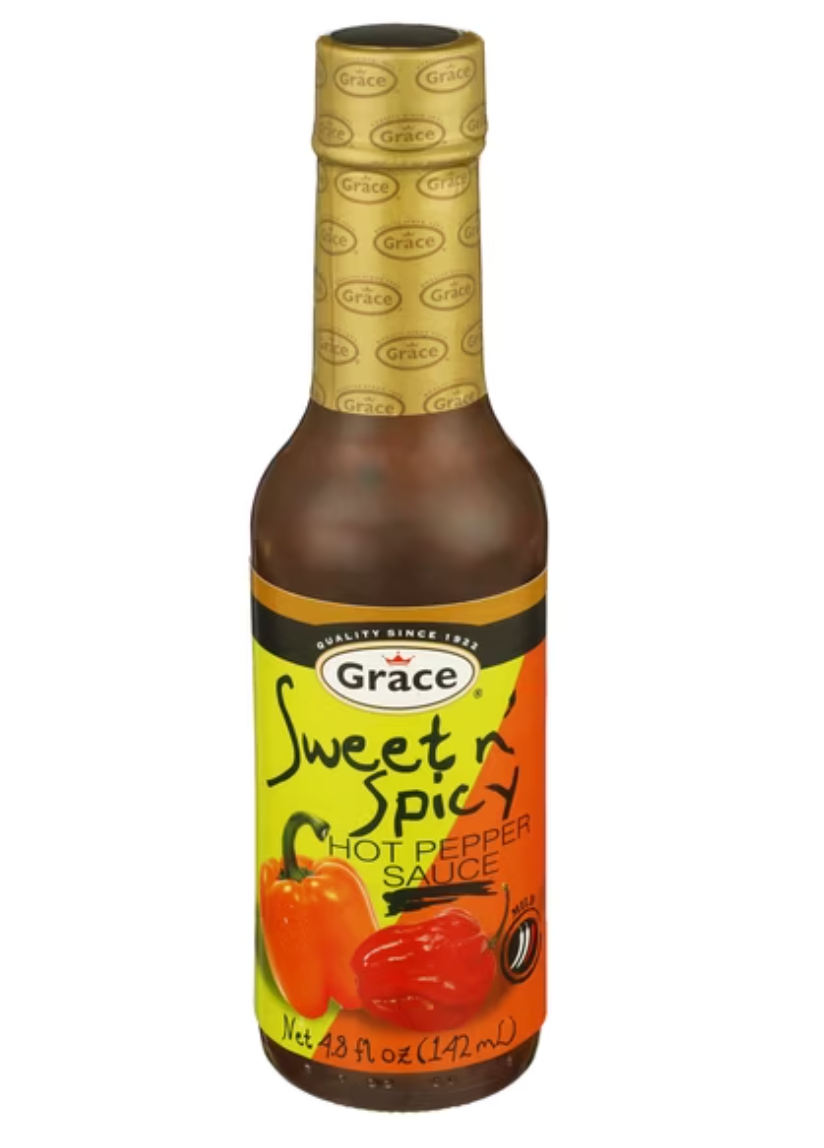 Grace Sweet n' Spicy Hot Pepper Sauce 4.8oz