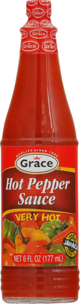 Grace Hot Pepper Sauce Very Hot 6oz
