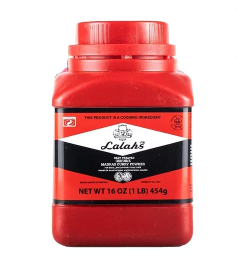 Lalah's Madras Curry Powder 1LB