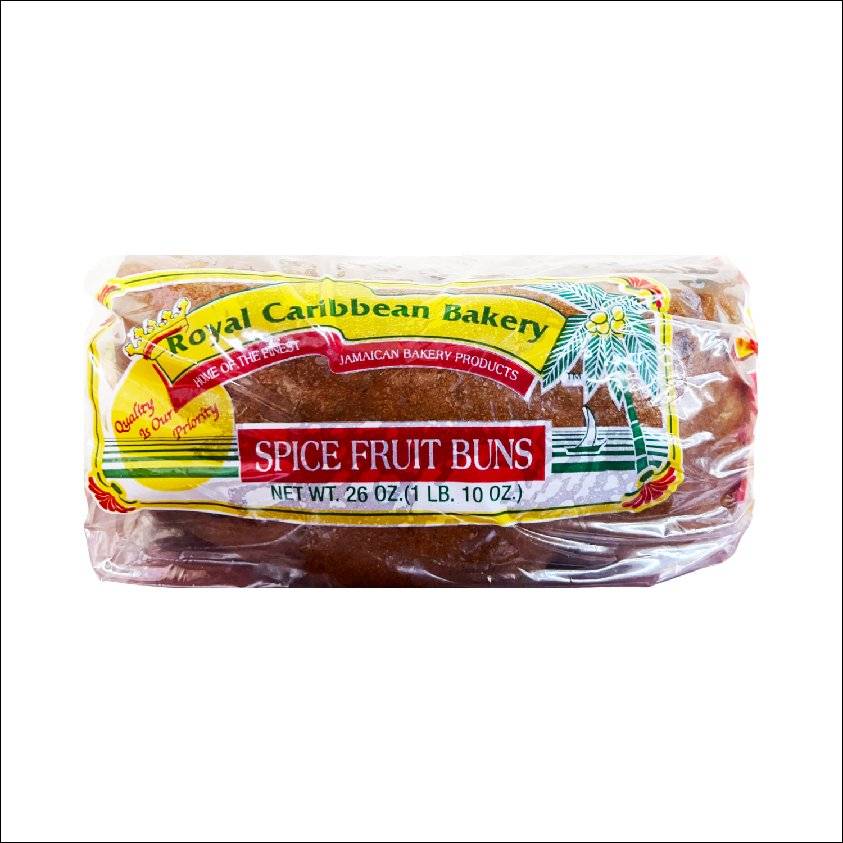 Royal Caribbean Bakery Spice Fruit Buns 1LB