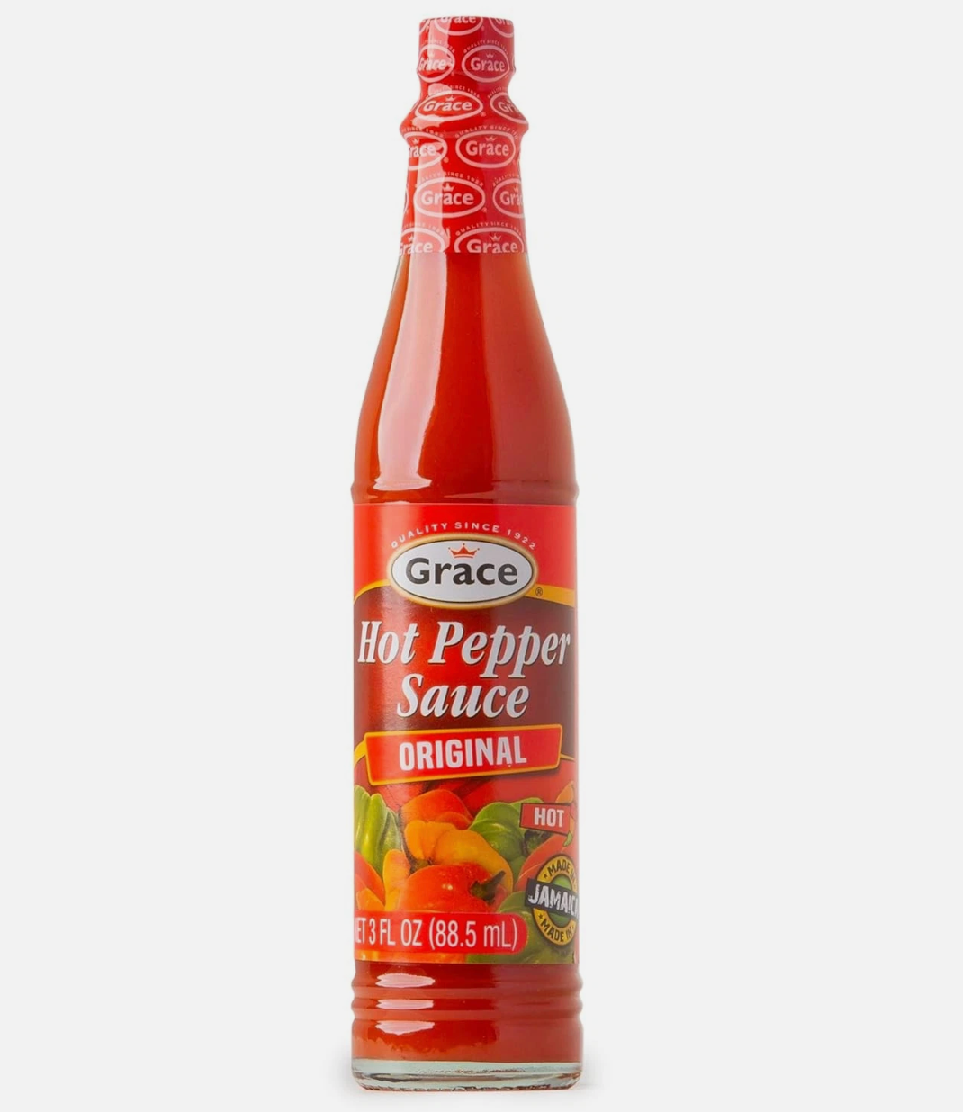 Grace Hot Pepper Sauce Original 3oz
