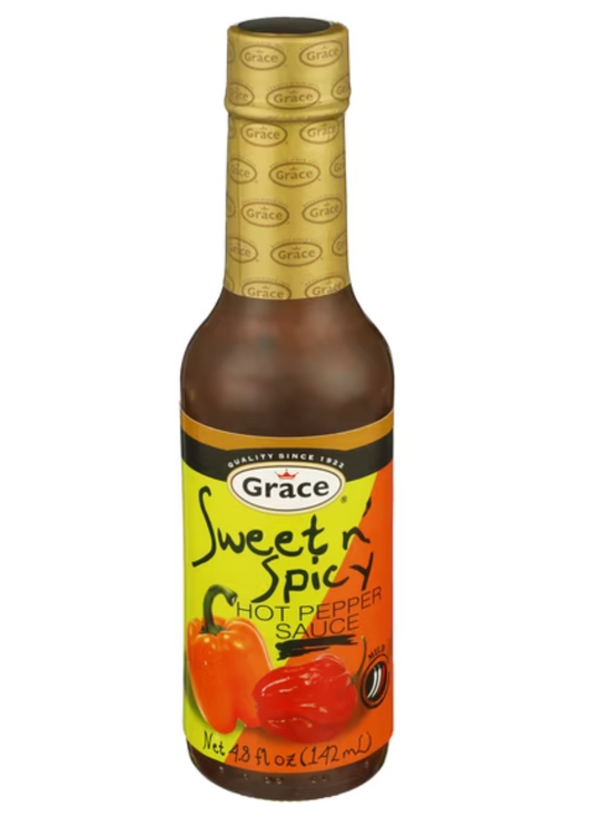 Grace Sweet n' Spicy Hot Pepper Sauce 4.8oz